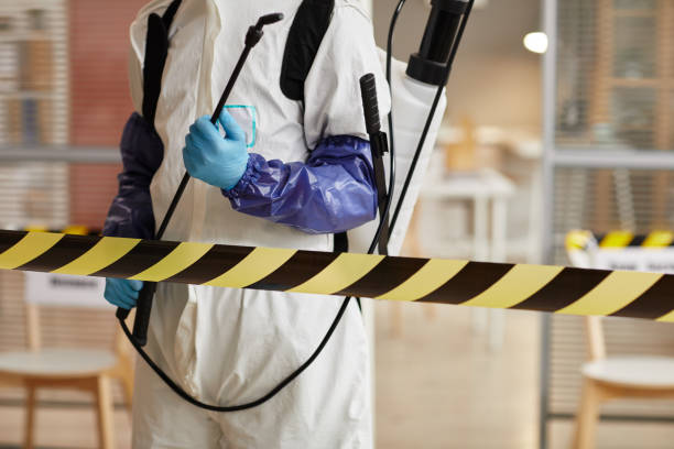 Professional Biohazard technician working in Weston, NJ